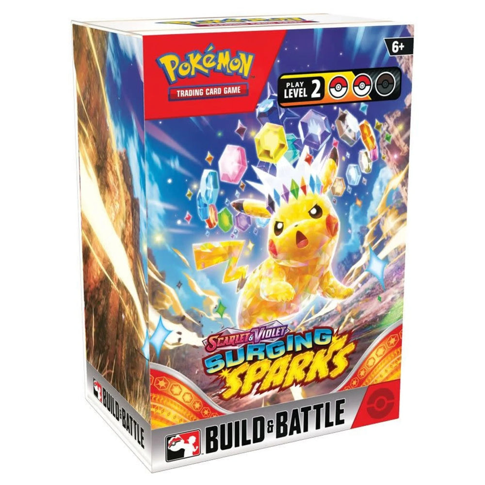 Pokemon Surging Sparks Build & Battle Box (6 Packs)