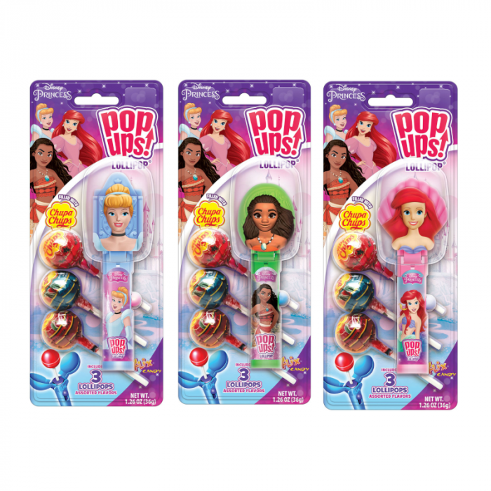 Disney Princesses Pop Ups! Lollipops Blister