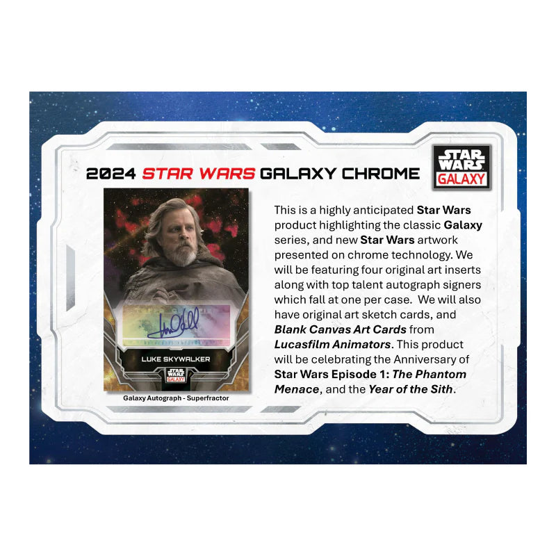 Topps Star Wars Chrome Galaxy 2024