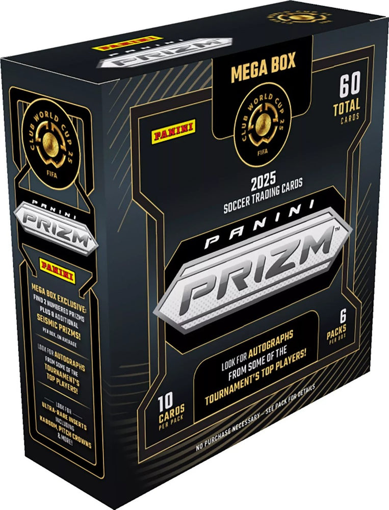 Panini 2025 Fifa Club World Cup Prizm Soccer Mega Box