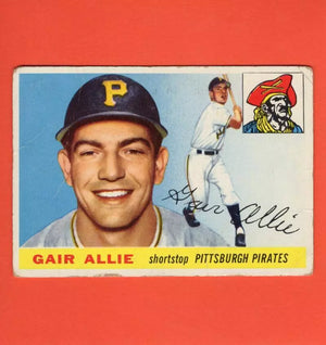 1955 Topps #59 Gair Allie F Fair Pittsburgh Pirates