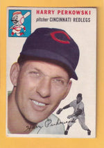 1954 Topps #125 Harry Perkowski VG/EX Very Good/Excellent Cincinnati Reds #33054