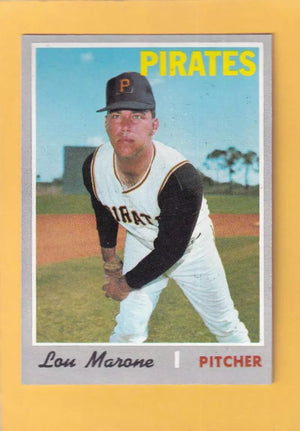 1970 Topps #703 Lou Marone EX/NM RC Rookie Pittsburgh Pirates #32567