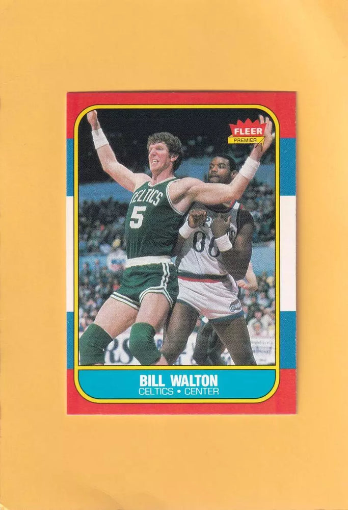 1986-87 Fleer #119 Bill Walton NM Near Mint Boston Celtics #33216