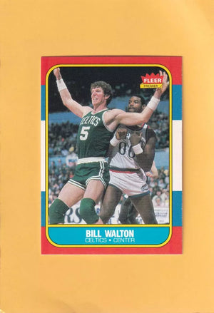 1986-87 Fleer #119 Bill Walton NM Near Mint Boston Celtics #33216
