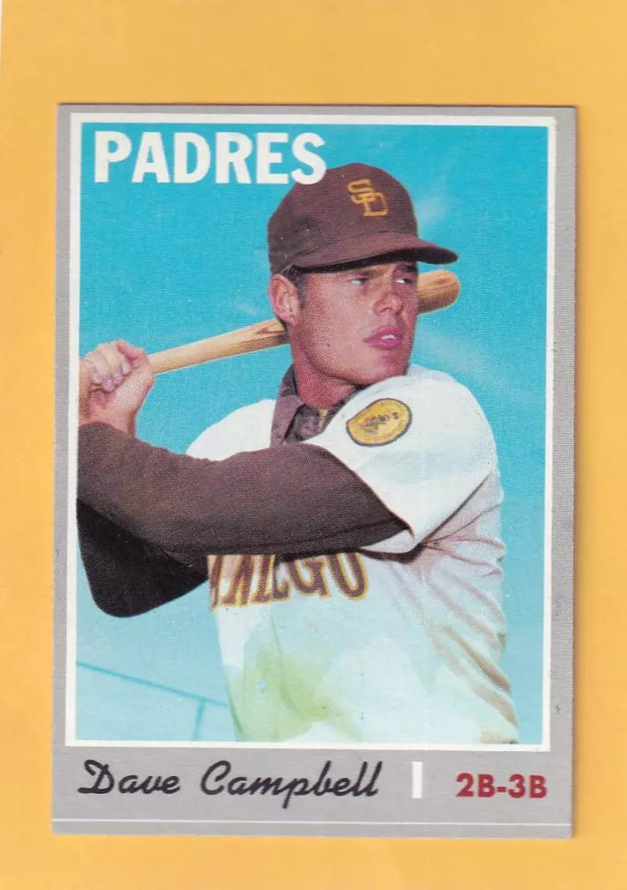 1970 Topps #639 Dave Campbell EX+ Excellent+ San Diego Padres #32716