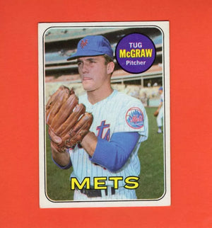 1969 Topps #601 Tug McGraw EX Excellent SP New York Mets