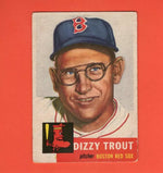 1953 Topps #169 Dizzy Trout G Good Boston Red Sox