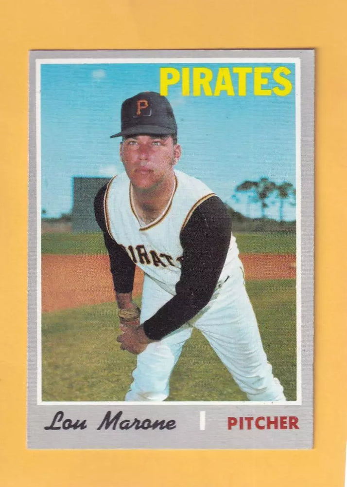 1970 Topps #703 Lou Marone EX/NM RC Rookie Pittsburgh Pirates #32794