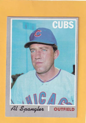 1970 Topps #714 Al Spangler EX Excellent Chicago Cubs #32798