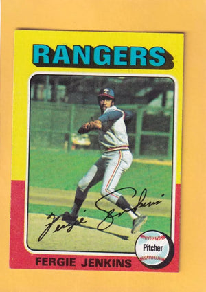 1975 Topps #60 Fergie Jenkins EX/NM Texas Rangers #33063