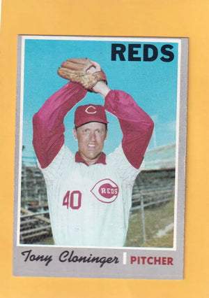 1970 Topps #705 Tony Cloninger EX Excellent Cincinnati Reds #32795