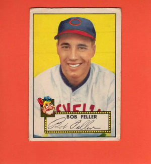 1952 Topps #88 Bob Feller G Good Cleveland Indians