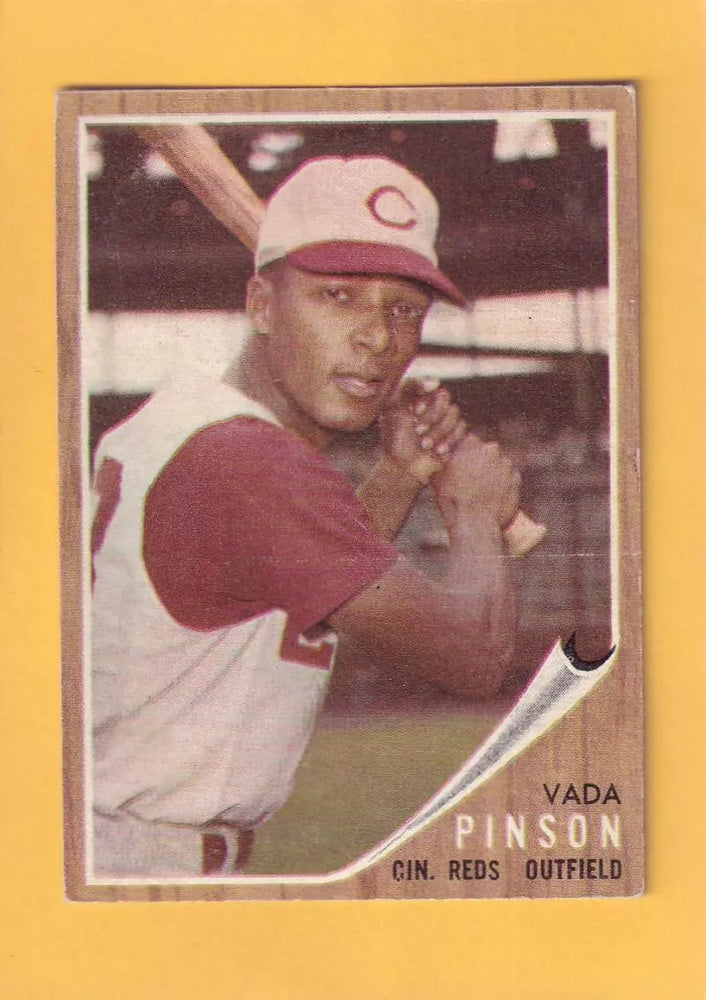 1962 Topps #80 Vada Pinson VG+ Very Good Plus Cincinnati Reds #33036