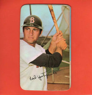1971 Topps Super #49 Carl Yastrzemski VG+ Very Good Plus (miscut) Boston Red Sox