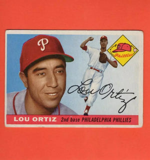 1955 Topps #114 Lou Ortiz VG+ Very Good Plus RC Rookie Philadelphia Phillies