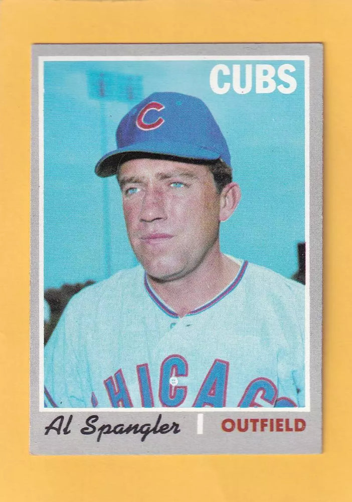 1970 Topps #714 Al Spangler EX/NM Chicago Cubs #32580