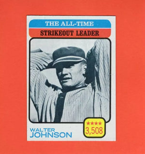 1973 Topps #478 Walter Johnson ATL NM Near Mint Washington Senators