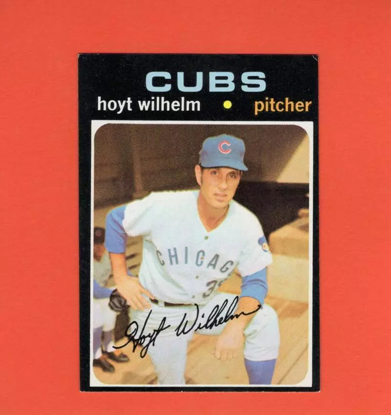 1971 Topps #248 Hoyt Wilhelm EX/NM Chicago Cubs