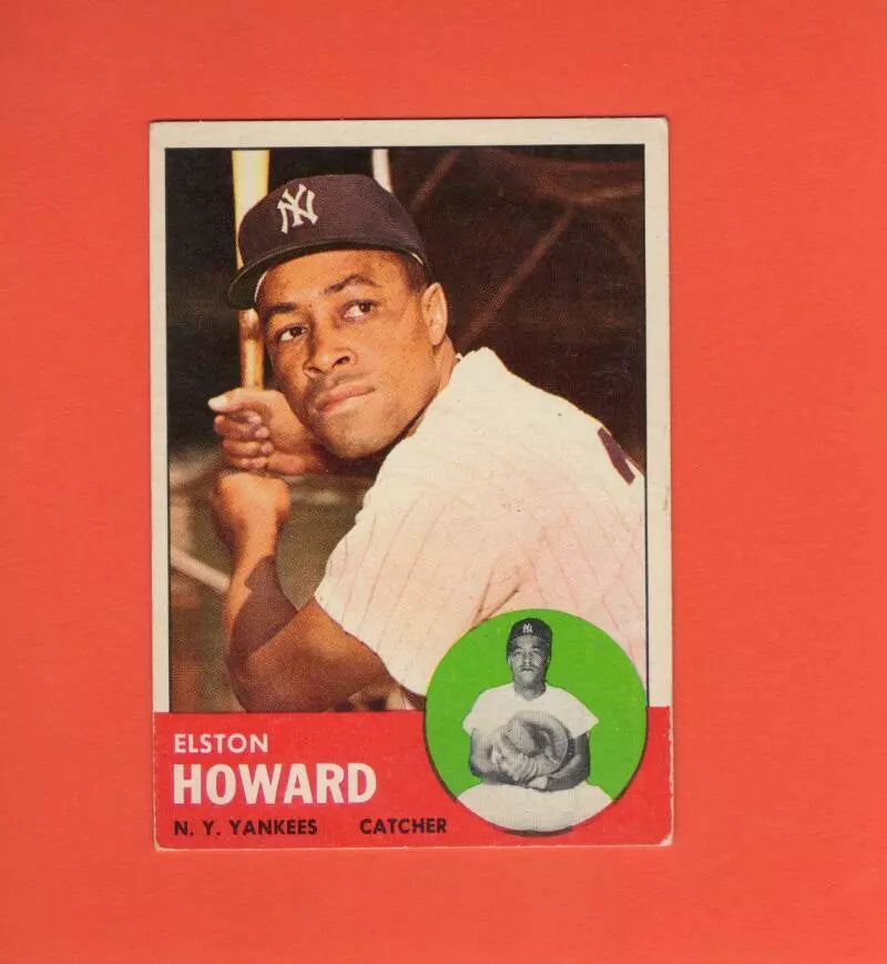 1963 Topps #60 Elston Howard EX Excellent New York Yankees