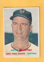 1957 Topps #148 Don Mueller EX Excellent New York Giants #32467