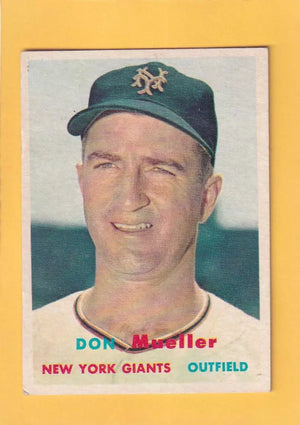 1957 Topps #148 Don Mueller EX Excellent New York Giants #32467