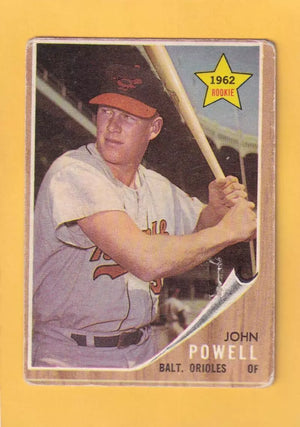 1962 Topps #99 Boog Powell UER P Poor RC Rookie Baltimore Orioles #32472