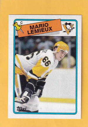 1988-89 Topps #1 Mario Lemieux NM-MT Pittsburgh Penguins #32369