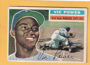 1956 Topps #67 Vic Power VG+ Very Good Plus Kansas City Athletics