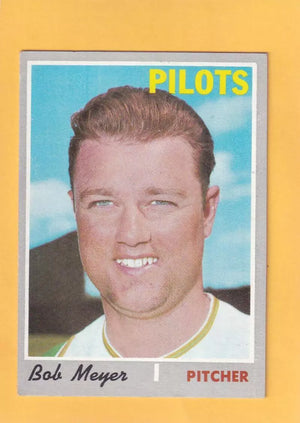 1970 Topps #667 Bob Meyer EX Excellent Seattle Pilots #32734