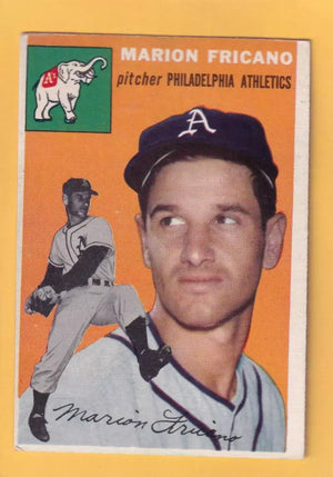 1954 Topps #124 Marion Fricano G/VG Good/Very Good Philadelphia Athletics #33053