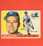 1955 Topps #109 Ed Lopat G/VG Good/Very Good New York Yankees