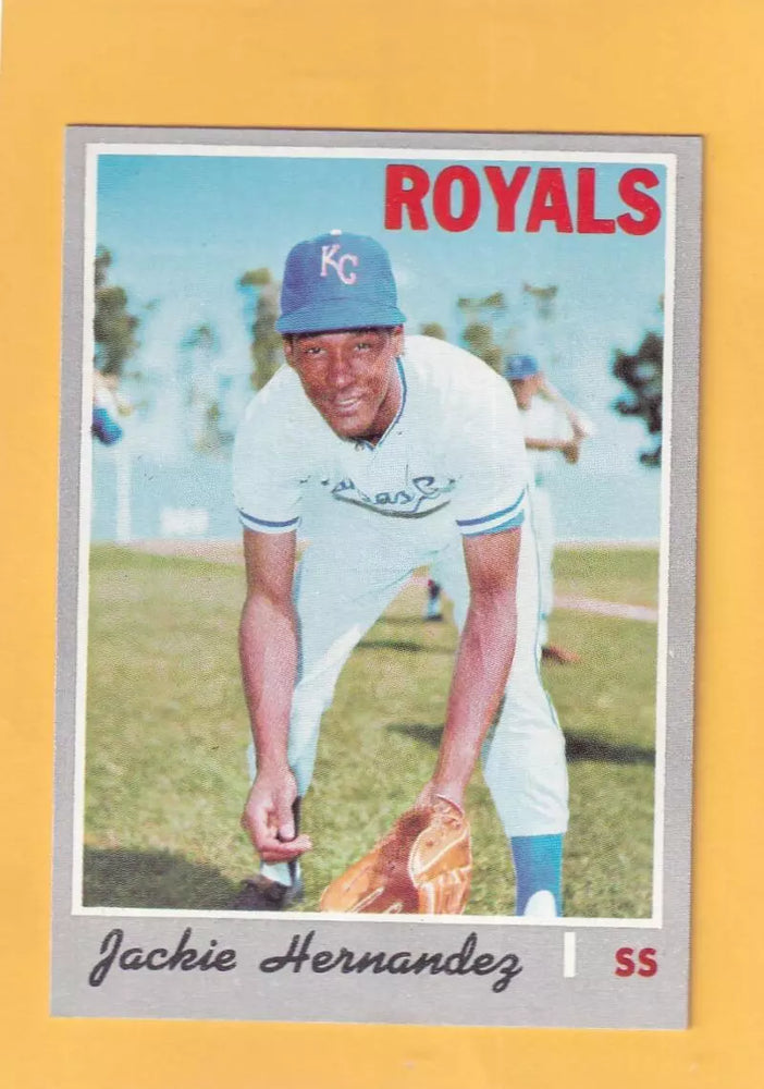 1970 Topps #686 Jackie Hernandez EX/NM Kansas City Royals #32787