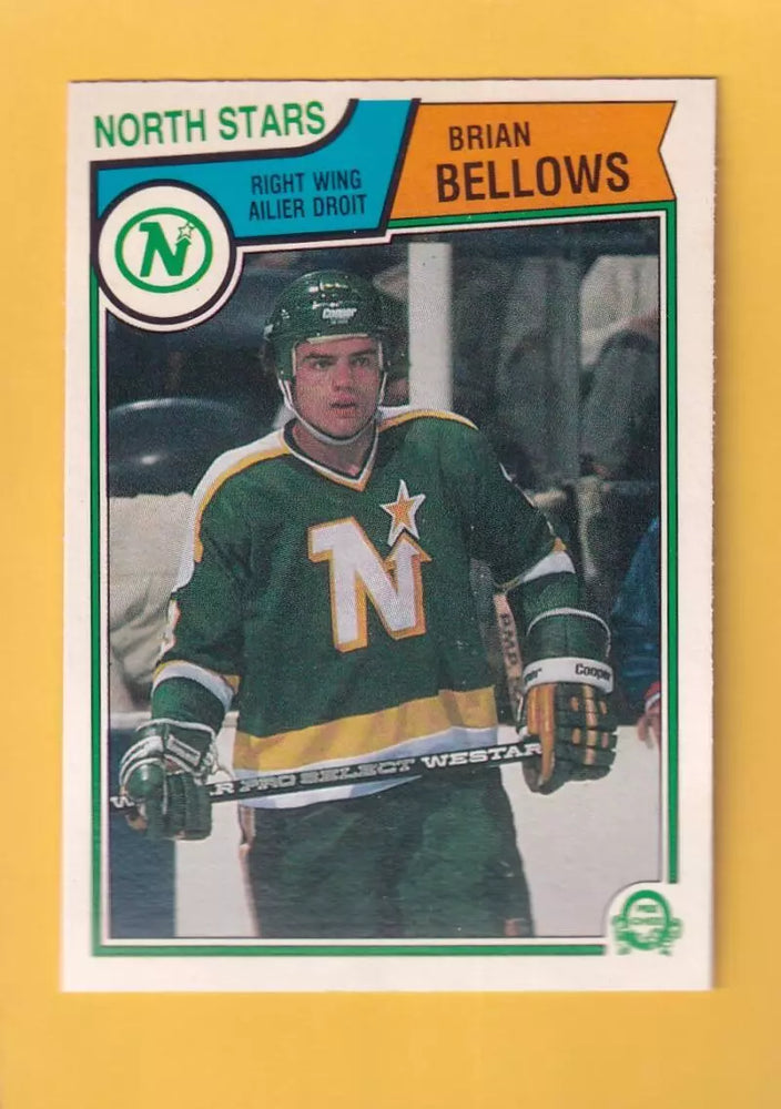 1983-84 O-Pee-Chee #167 Brian Bellows NM-MT RC Rookie Minnesota North Stars #32351