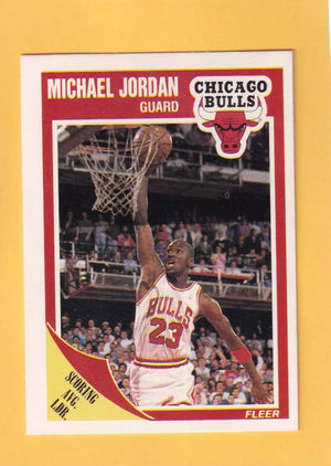 1989-90 Fleer #21 Michael Jordan NM Near Mint Chicago Bulls #32441