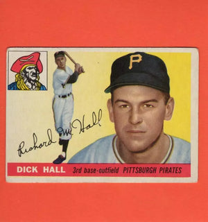 1955 Topps #126 Dick Hall VG+ Very Good Plus RC Rookie Pittsburgh Pirates