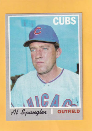 1970 Topps #714 Al Spangler EX+ Excellent+ Chicago Cubs #32799