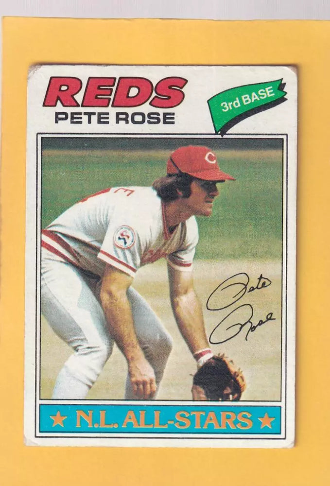 1977 Topps #450 Pete Rose VG+ Very Good Plus Cincinnati Reds