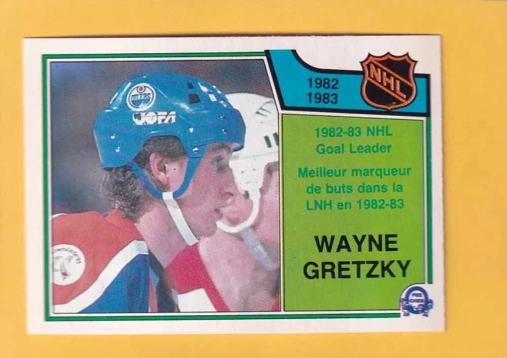 1983-84 O-Pee-Chee #215 Wayne Gretzky LL NM-MT Edmonton Oilers #32354