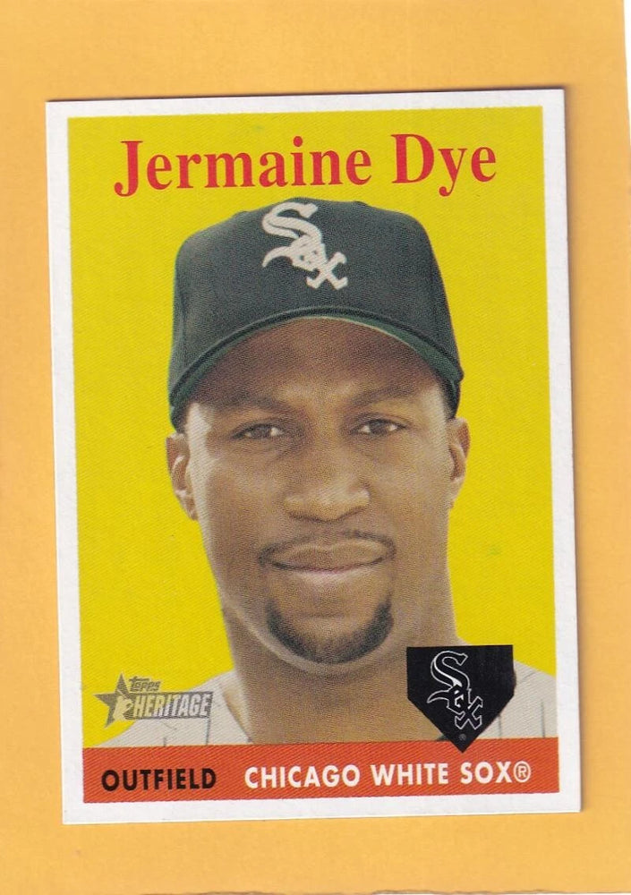 2007 Topps Heritage #177 Jermaine Dye NM-MT+ SP Chicago White Sox