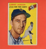 1954 Topps #200 Larry Jansen VG Very Good New York Giants