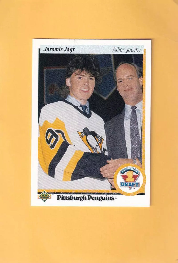 1990-91 Upper Deck #356 Jaromir Jagr NM-MT RC Rookie Pittsburgh Penguins #33205
