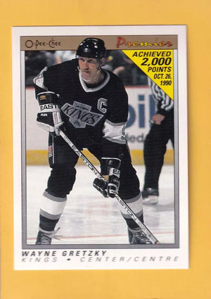 1990-91 O-Pee-Chee Premier #38 Wayne Gretzky NM-MT Los Angeles Kings #32355