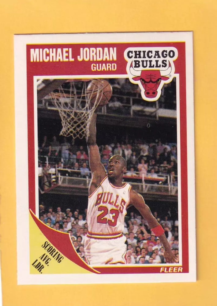 1989-90 Fleer #21 Michael Jordan NM+ Chicago Bulls #32442