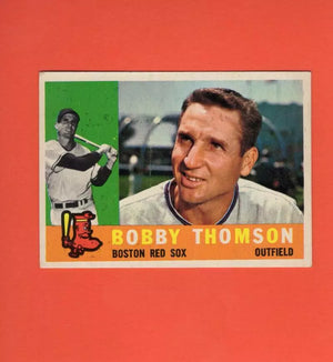 1960 Topps #153 Bobby Thomson VG+ Very Good Plus Boston Red Sox