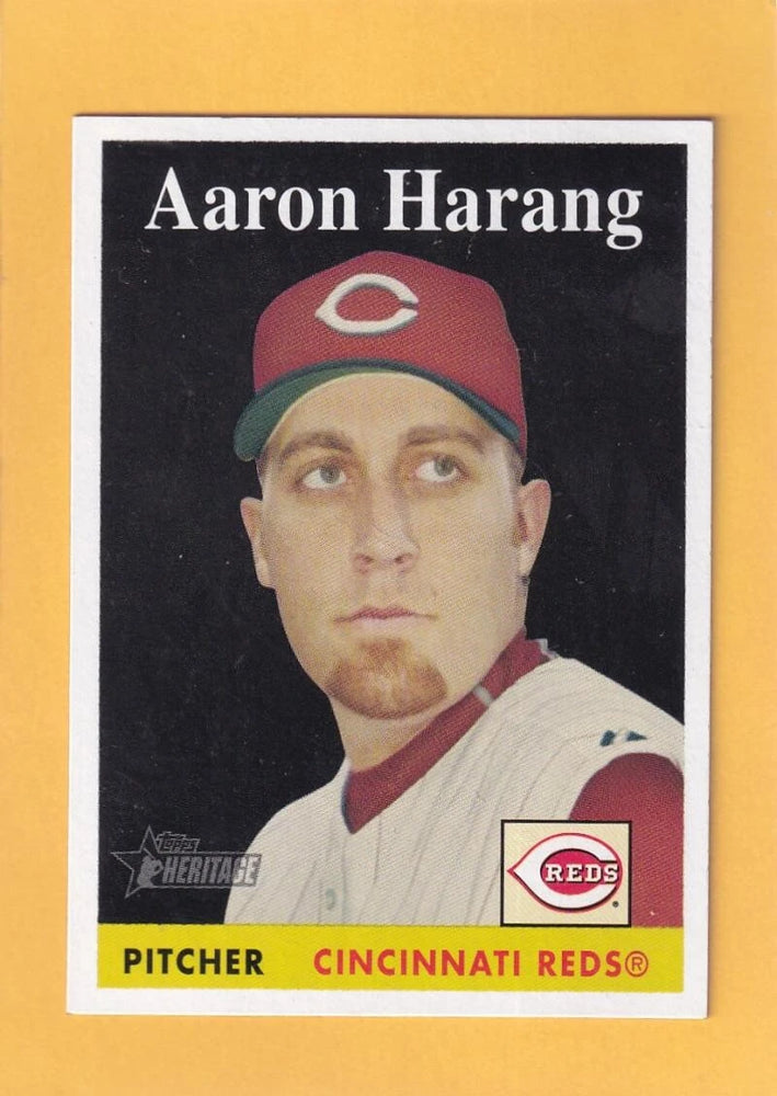 2007 Topps Heritage #311 Aaron Harang NM-MT+ SP Cincinnati Reds