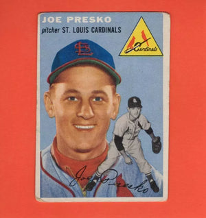 1954 Topps #135 Joe Presko G/VG Good/Very Good St. Louis Cardinals