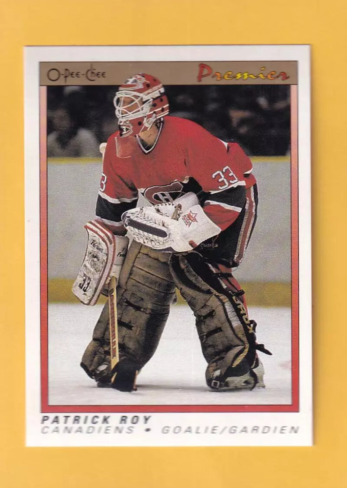 1990-91 OPC Premier #101 Patrick Roy NM-MT Montreal Canadiens #32397