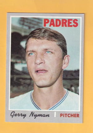 1970 Topps #644 Gerry Nyman EX+ Excellent+ San Diego Padres #32721