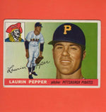 1955 Topps #147 Laurin Pepper UER VG+ Very Good Plus RC Rookie Pittsburgh Pirates